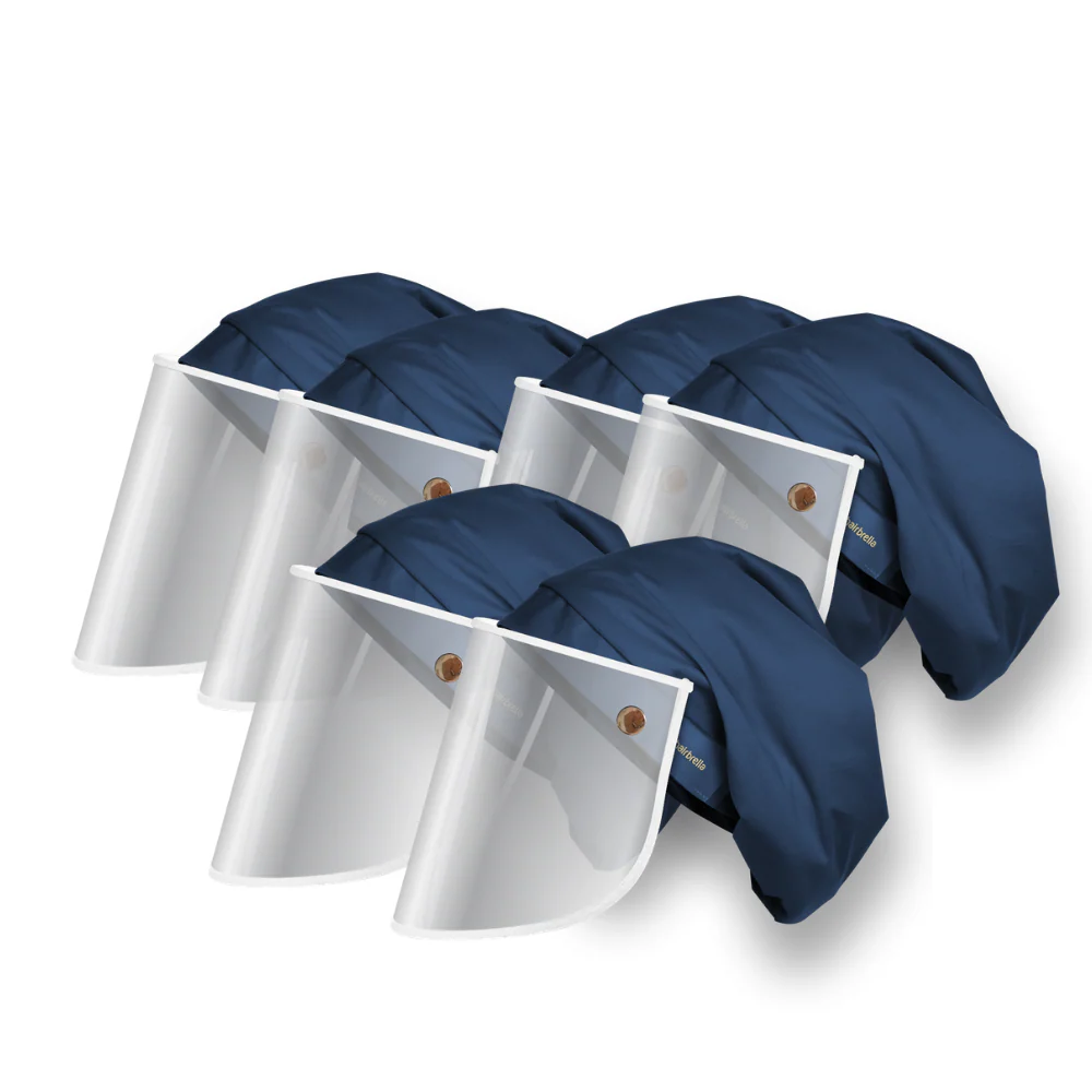 Hairbrella Pro Rain Hat + Face Shield Gifting Bundle (Buy 5, Get 1 Free) - Image 13