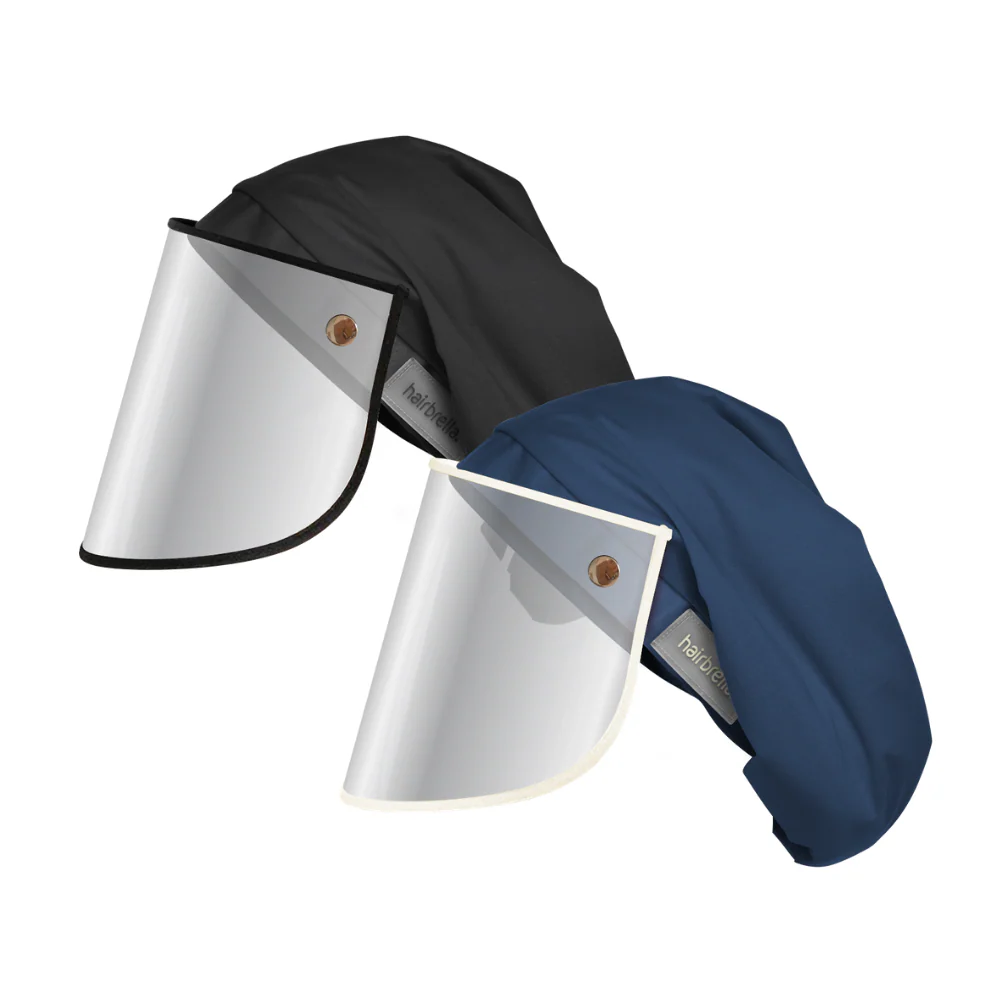 Hairbrella Pro XL Rain Hat + Face Shield - Bundle (2) - Image 16