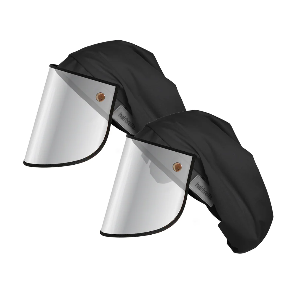 Hairbrella Pro XL Rain Hat + Face Shield - Bundle (2) - Image 9