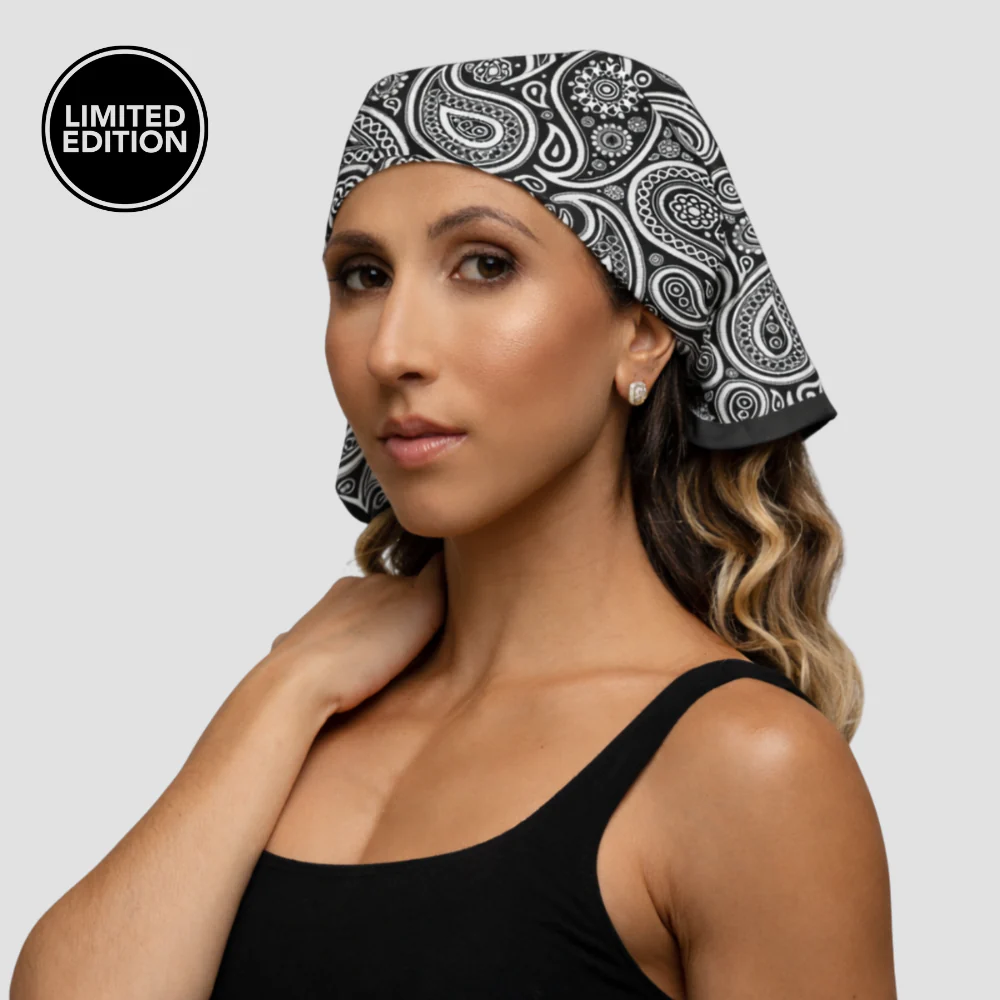 Waterproof,  Satin-Lined Bandana - Image 26