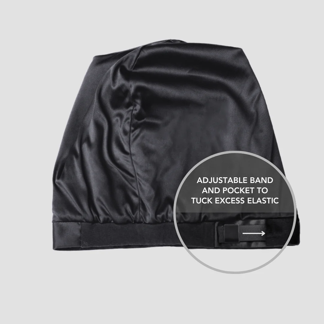 Hairbrella Satin-Lined Shower Cap for Men - Image 3