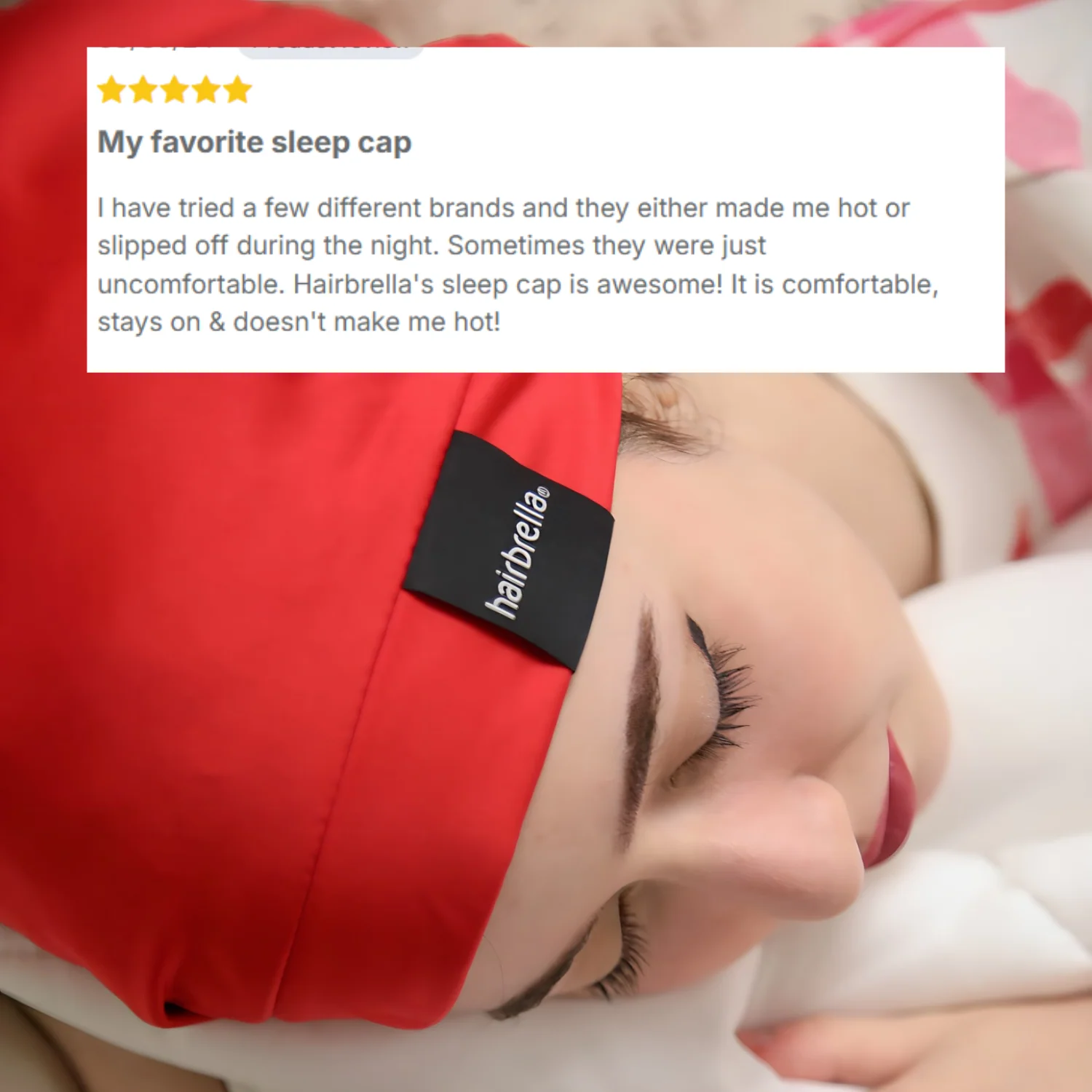 Hairbrella Satin-Lined Sleep Cap - Image 7