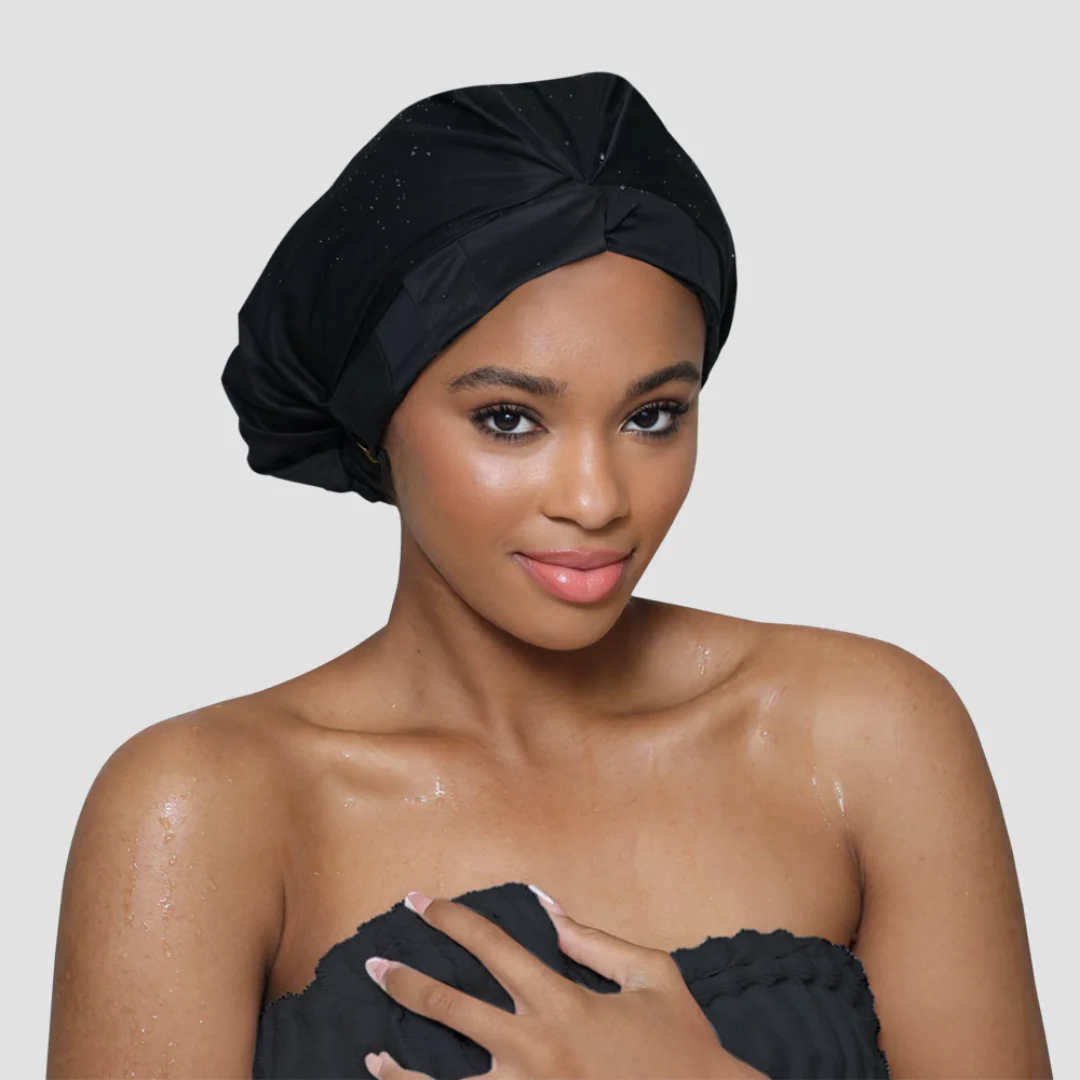 Hairbrella Satin-Lined Waterproof, Adjustable Shower Cap - Image 10