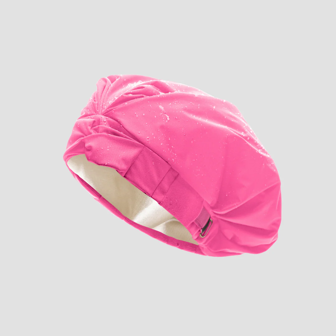 Hairbrella Satin-Lined Waterproof, Adjustable Shower Cap - Image 20