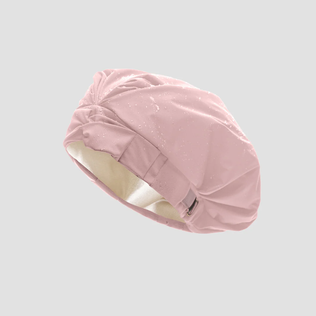 Hairbrella Satin-Lined Waterproof, Adjustable Shower Cap - Image 21