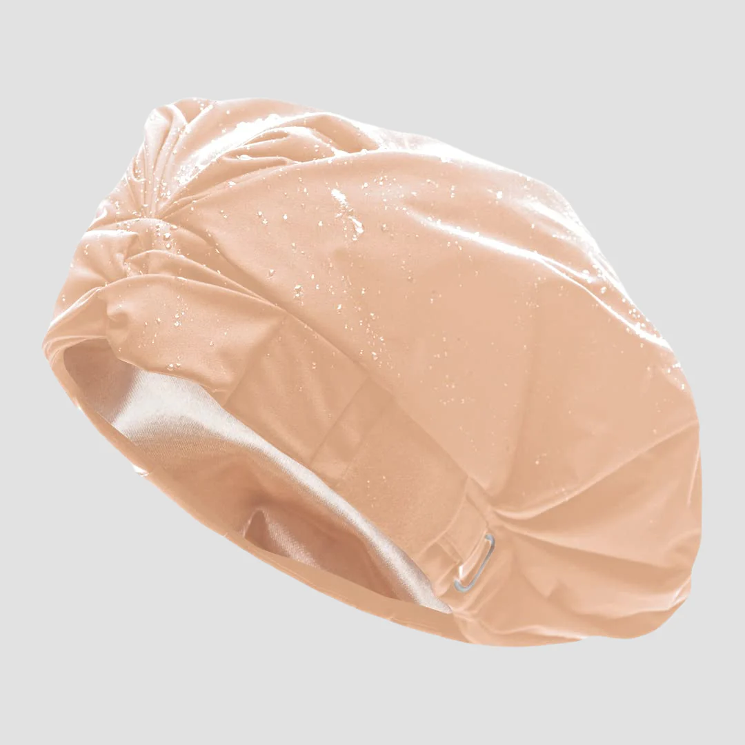 Hairbrella Satin-Lined Waterproof, Adjustable Shower Cap - Image 11