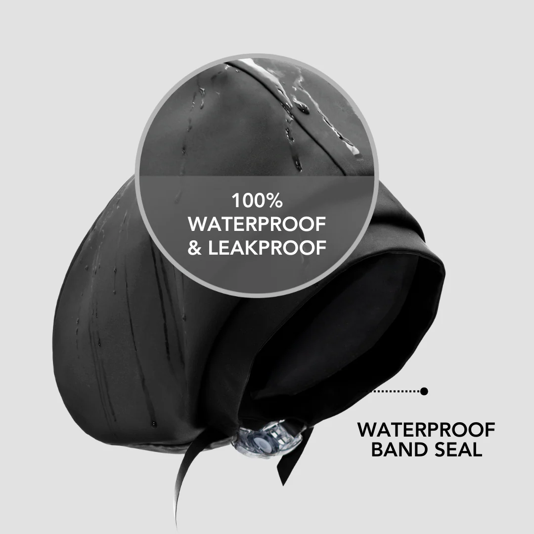 Hairbrella Satin-Lined Waterproof, Adjustable Swim Cap - Image 7