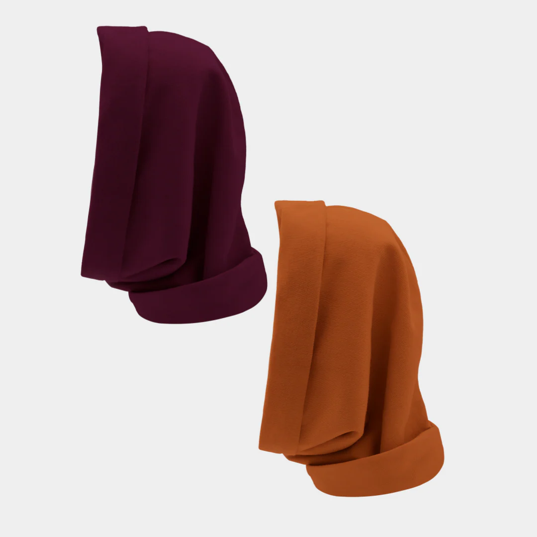 Hairbrella Satin Lined, Waterproof Infinity Rain Scarf - Bundle (2) - Image 50