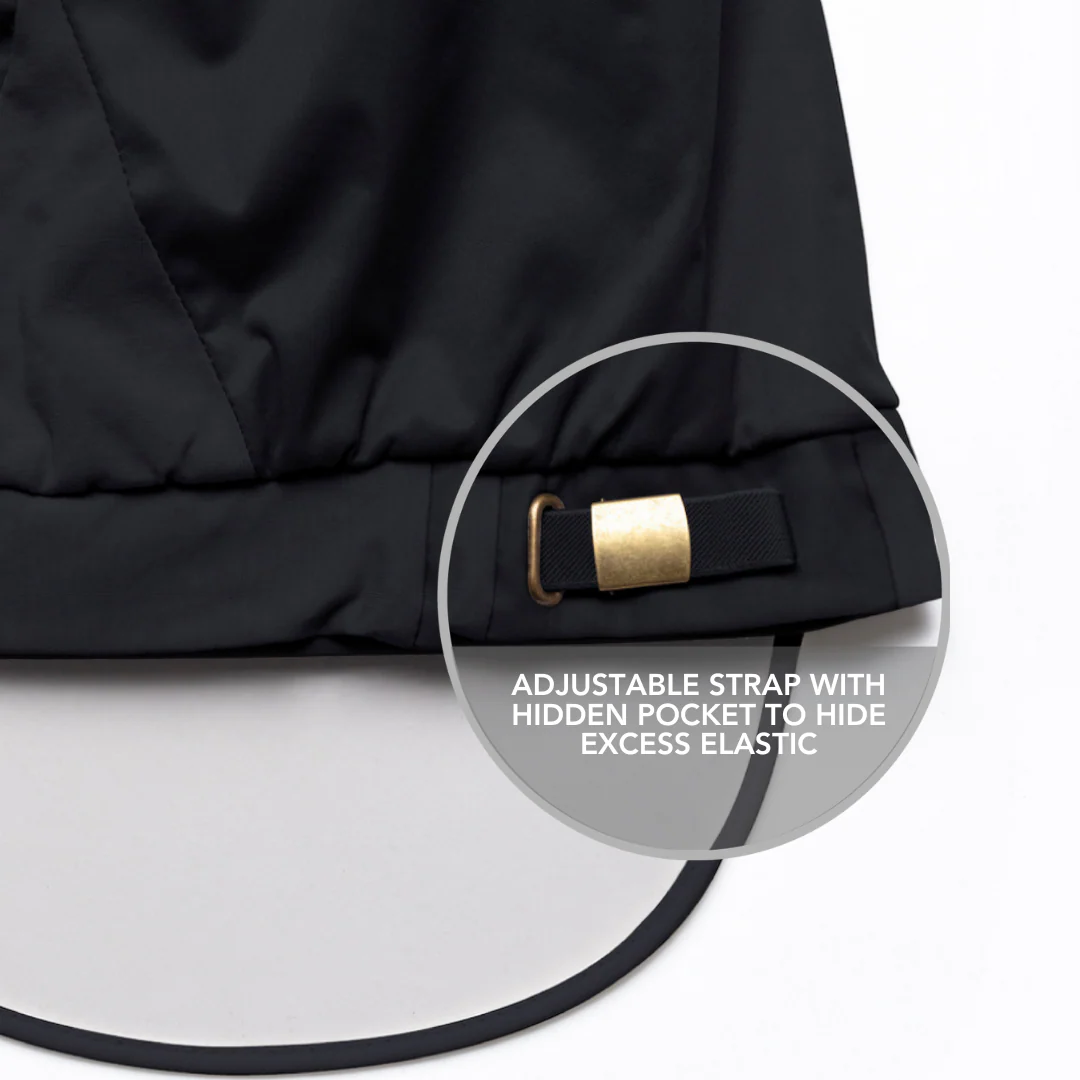 Hairbrella Satin-Lined, Waterproof Rain Hat - Image 6