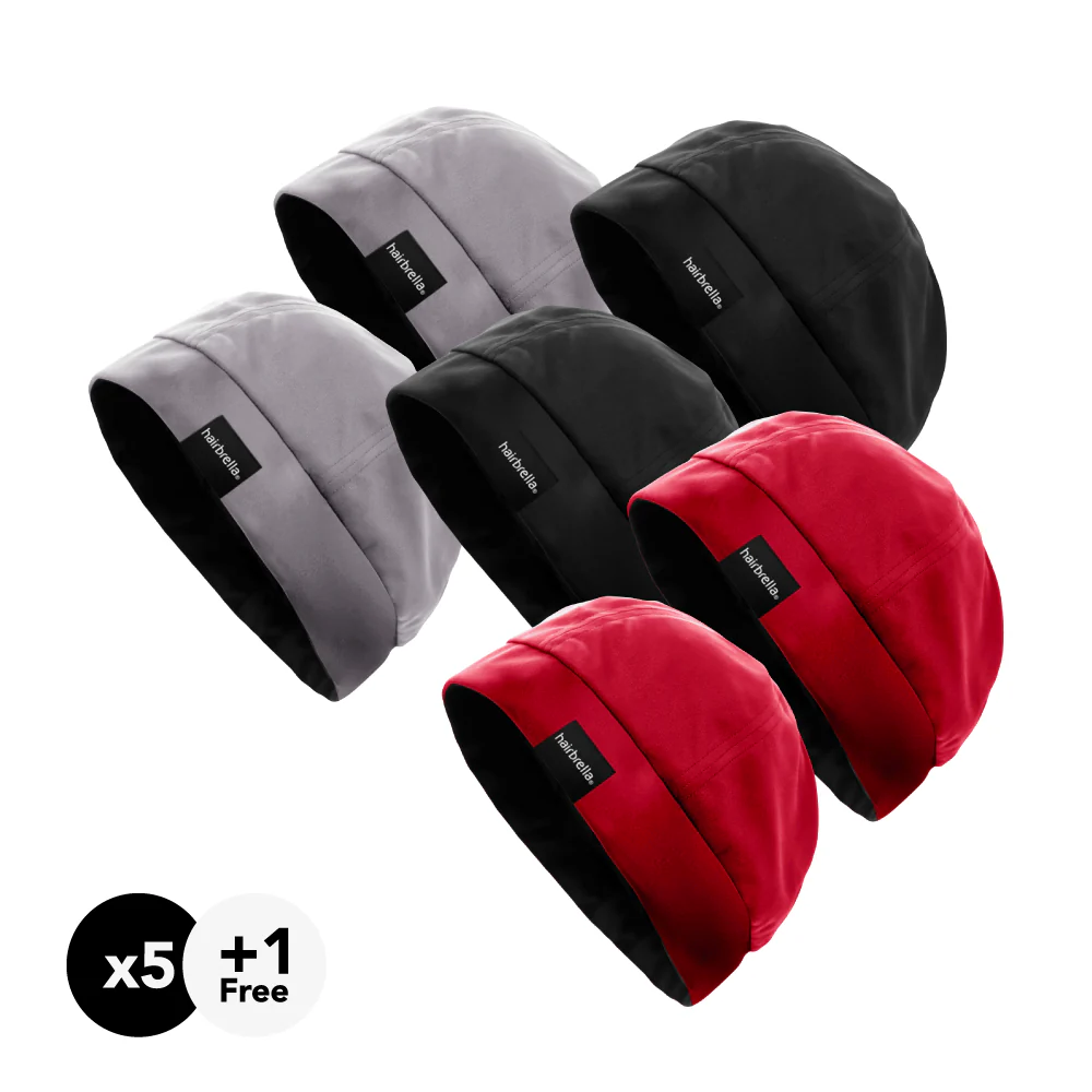 Hairbrella Unisex Satin-Lined Sleep Cap Bundle (Buy 5, Get 1 Free) - Image 14