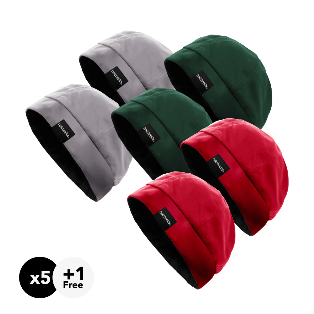 Hairbrella Unisex Satin-Lined Sleep Cap Bundle (Buy 5, Get 1 Free) - Image 15