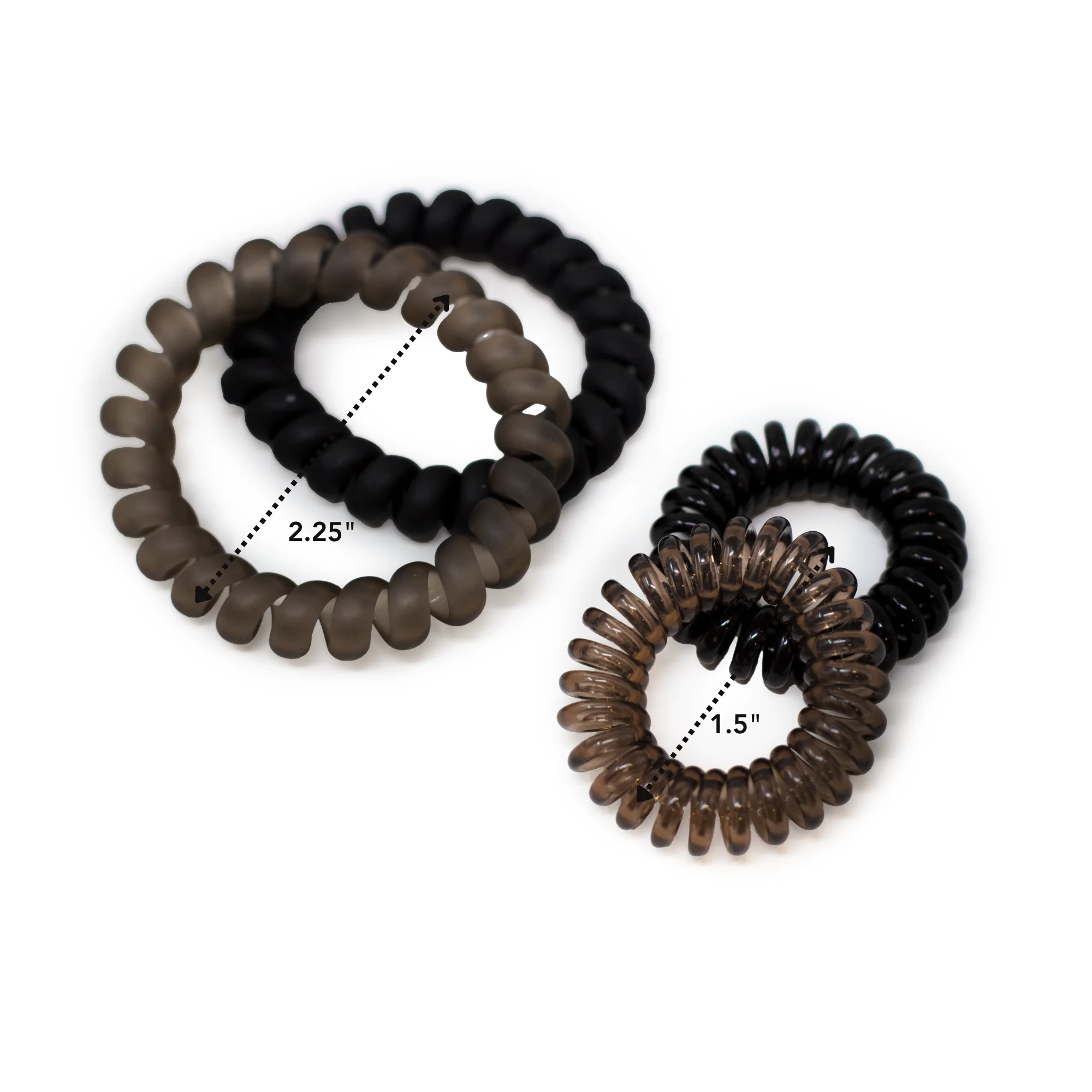 Waterproof Spiral Hair Ties (8 Pack) - Image 3