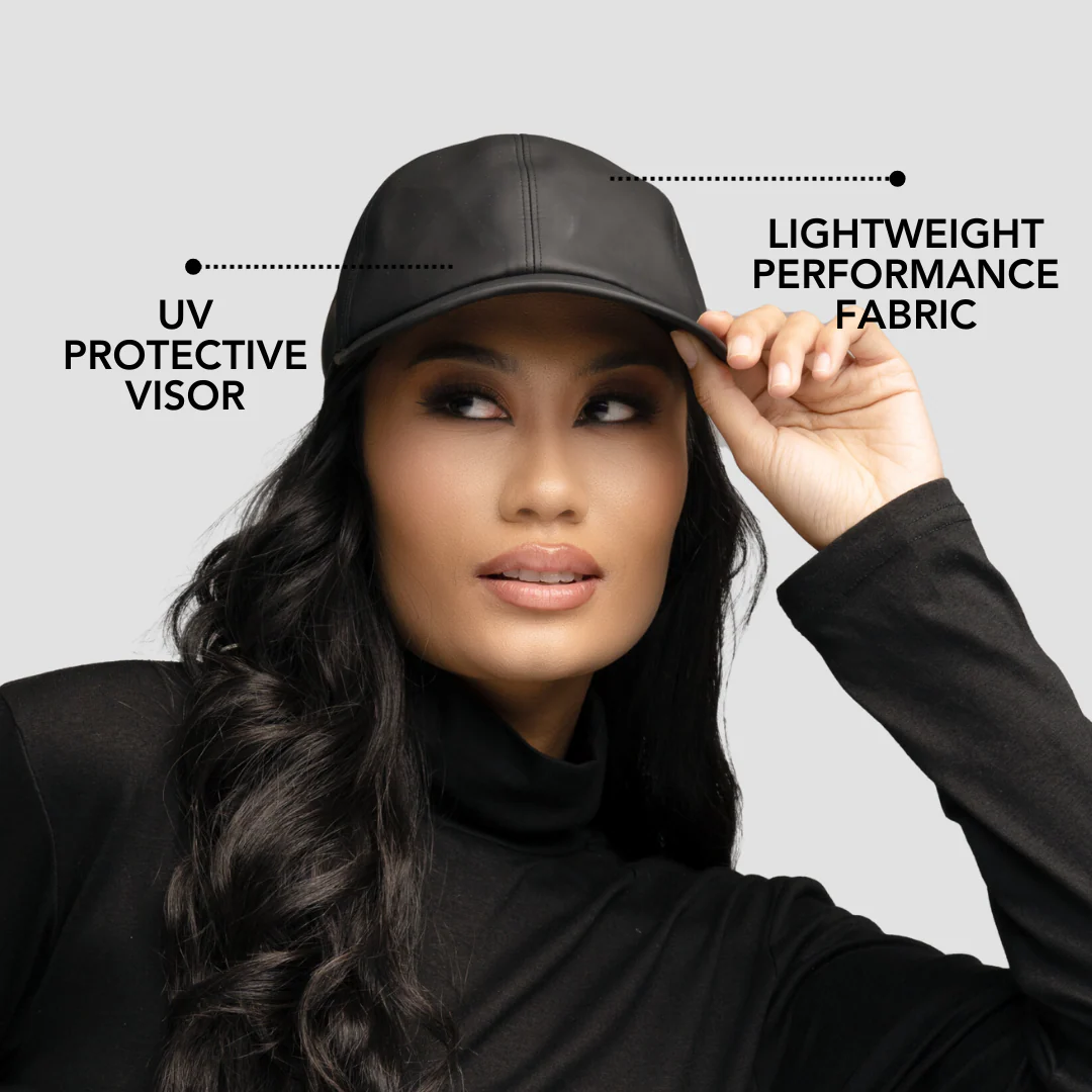 Hairbrella Satin-Lined, Waterproof Baseball Cap - Image 4